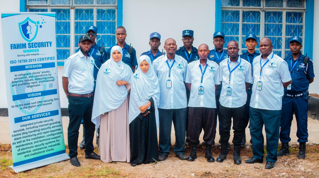 Fahim Security management and guards together